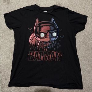 Kids Black Batman Graphic T-Shirt